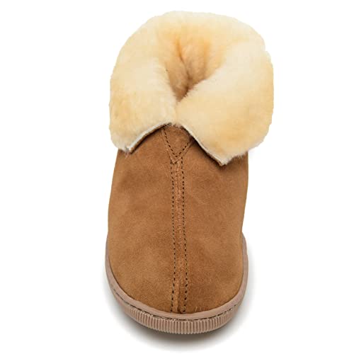 Minnetonka Men's Sheepskin Ankle Boot Classic Style