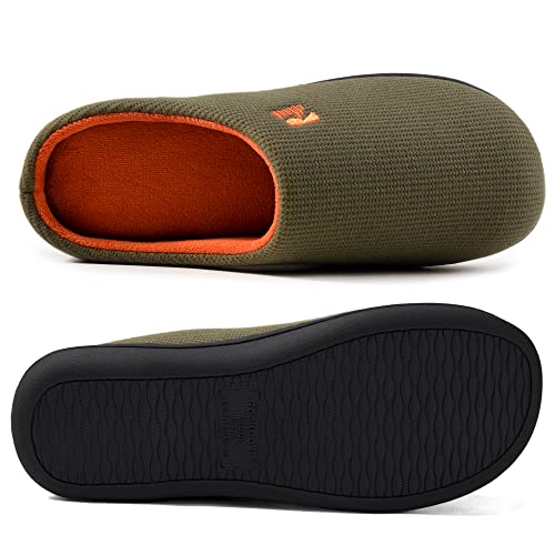 Men's Memory Foam Two-Tone Slipper