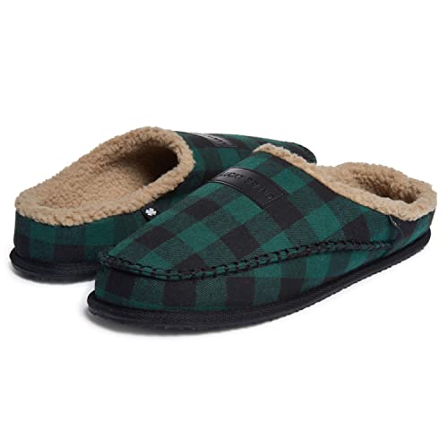 Lucky Brand Men's Memory Foam Slip-On Clogs, Warm Indoor-Outdoor Slippers