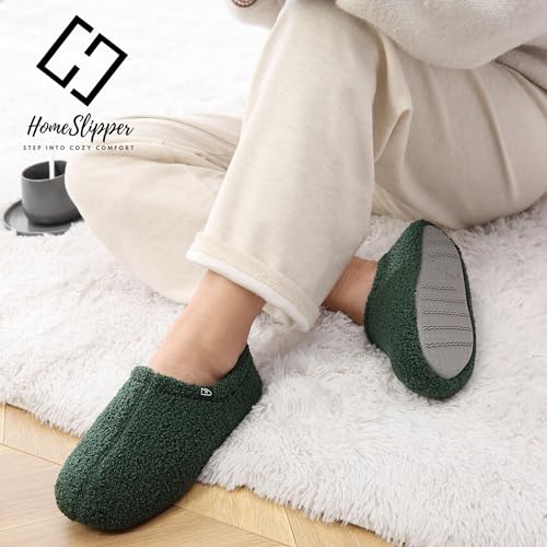 Warm Fuzzy Non-slip Bootie Slippers for Women and Girls Indoors