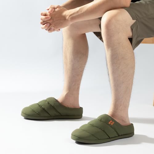 RockDove Men's Memory Foam Slippers for Camping