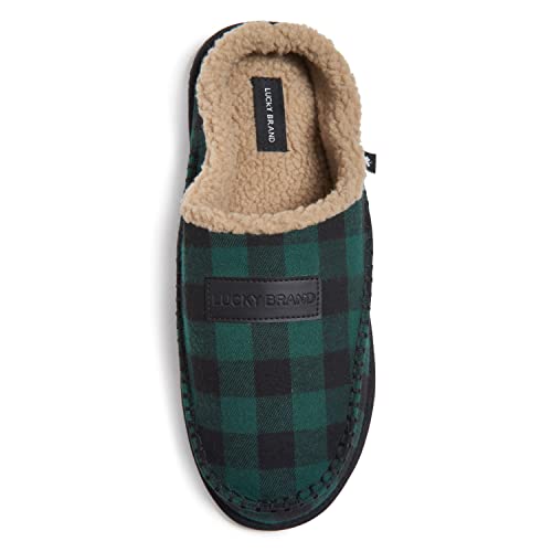 Lucky Brand Men's Memory Foam Slip-On Clogs, Warm Indoor-Outdoor Slippers