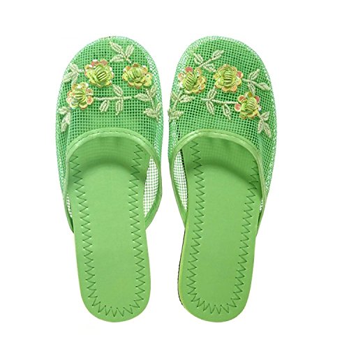 Stylish Women's Mesh Slippers with Sequins - 15 Colors