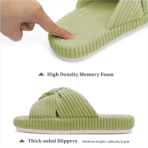 Chantomoo Memory Foam Slippers for Women - Comfy & Trendy Slide Shoes