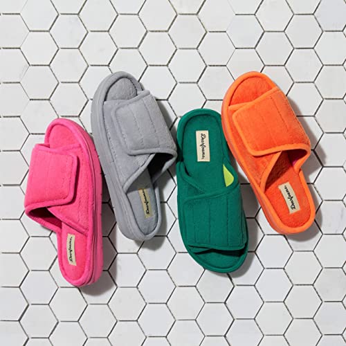 Dearfoams Women's Washable Memory Foam Slides